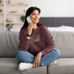 Red Maroon Sweatshirt / Taylor Swift / Sweatshirt / Red